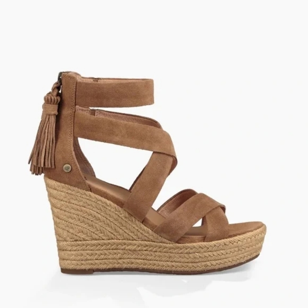 New Without Box Ugg Raquel Platform Espadrille Sa… - image 1
